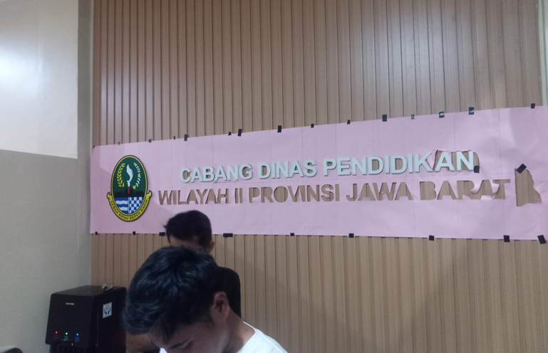 Huruf Timbul 3D untuk Gedung Dinas Pendidikan di Tangerang