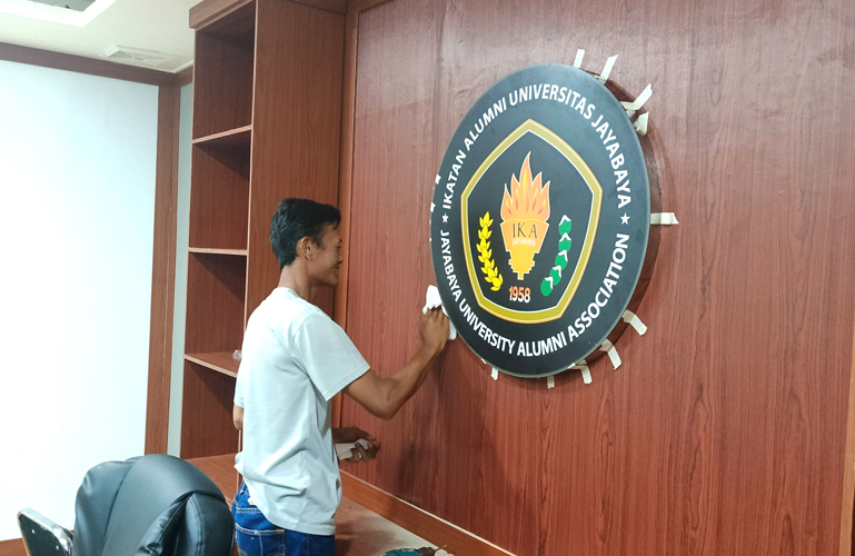 Huruf Timbul jakarta - Azeka Print