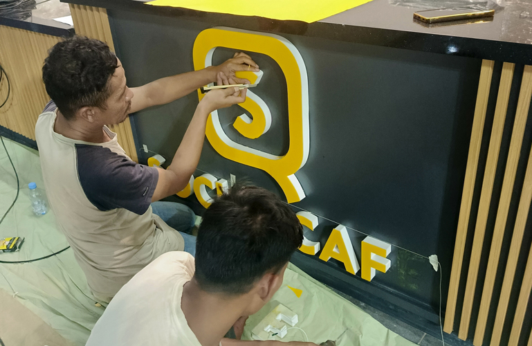 Huruf Timbul Tangerang - Azeka Print