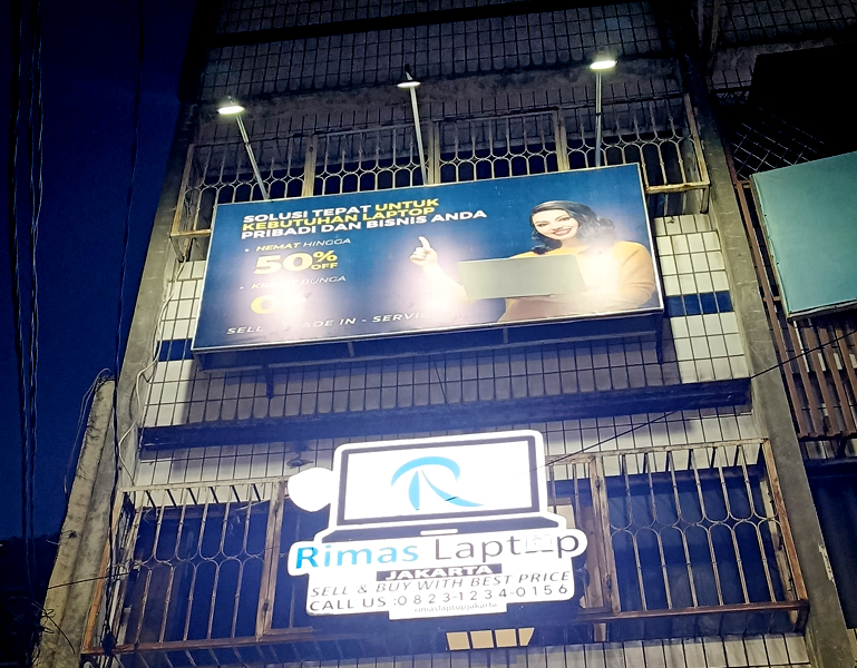 Neon Box LED kantor di Jakarta